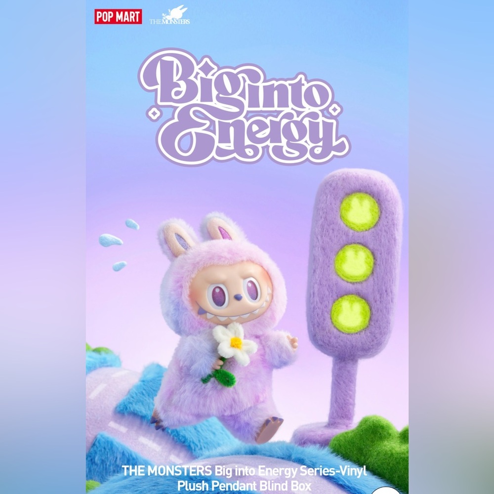 Pop Mart Big Into Energy Monsters Vinyl Labubu BLIND BOX  NWT - Picture 2 of 12